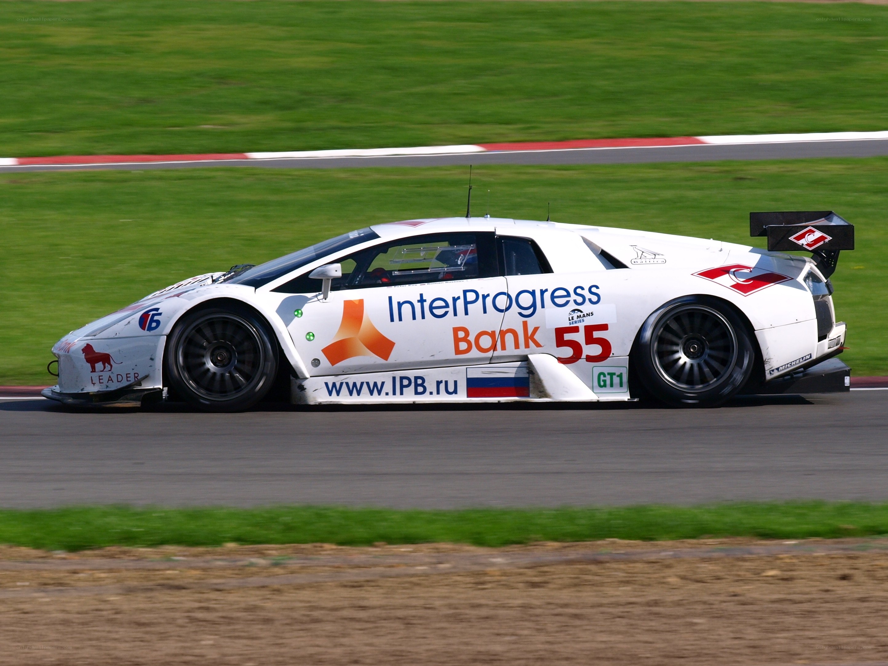 white race car on track