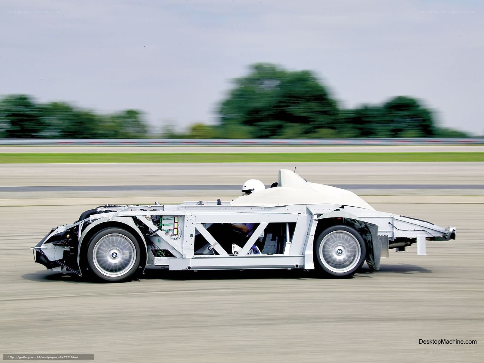 white race car on track