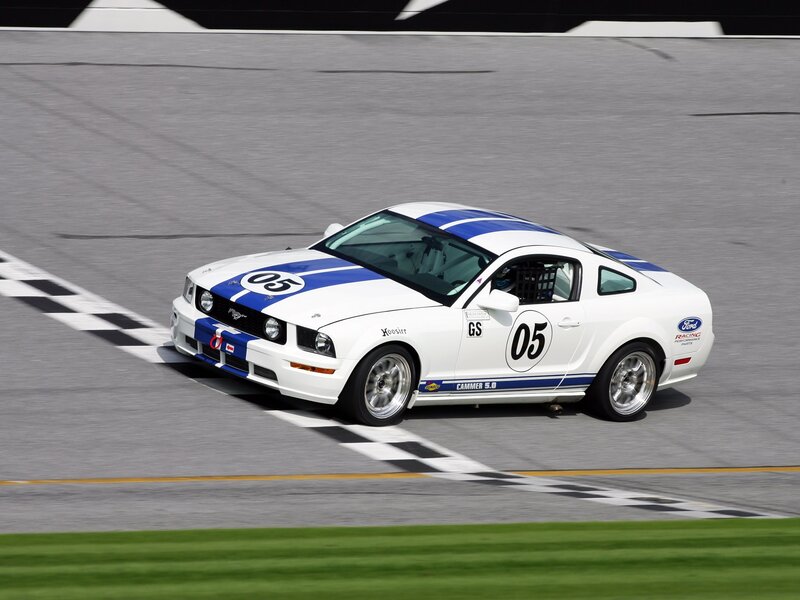 white race car on track