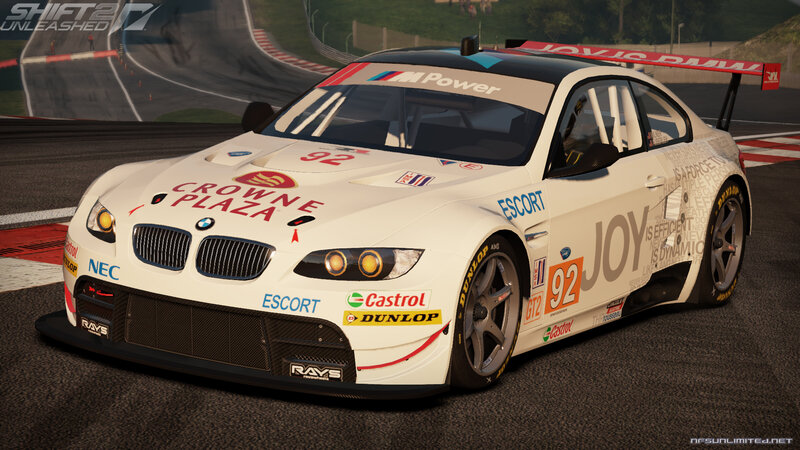 White Race Car on Track — Competitive, 3d Render