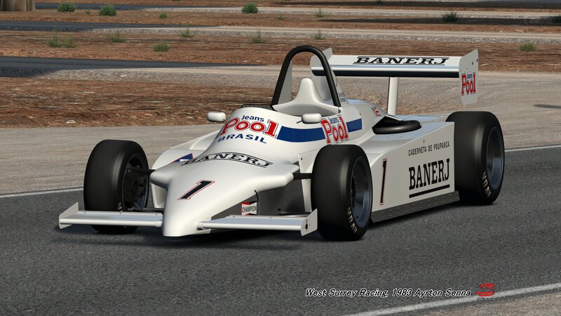 White Race Car on Track — Competitive, Afternoon, 3d Render
