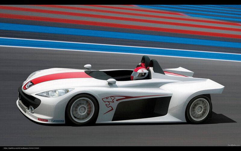 White Race Car on Track — Dynamic, 3d Render