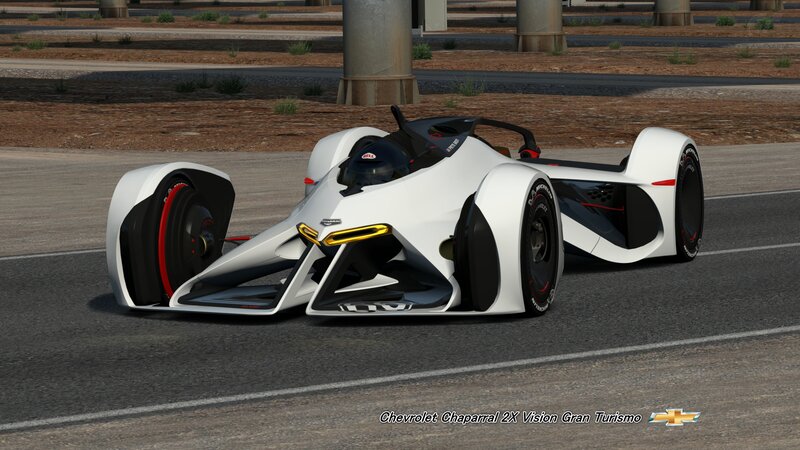 White Race Car on Track — Dynamic, Afternoon, 3d Render, Race Car, Driver