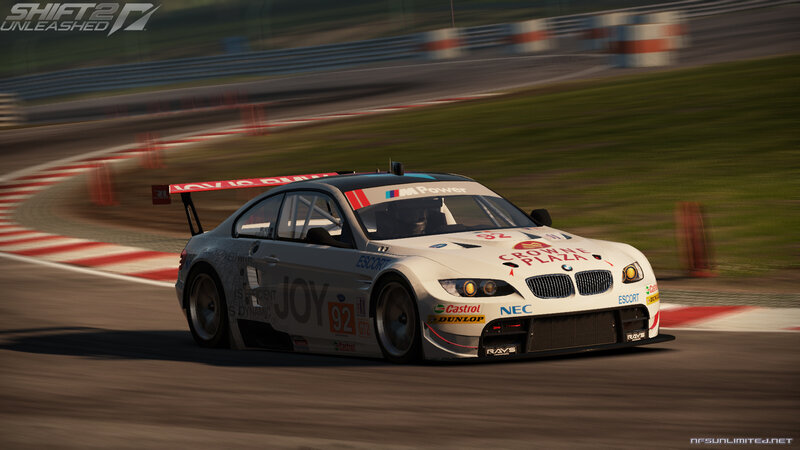 White Race Car on Track — Dynamic, Afternoon, 3d Render, Race Car