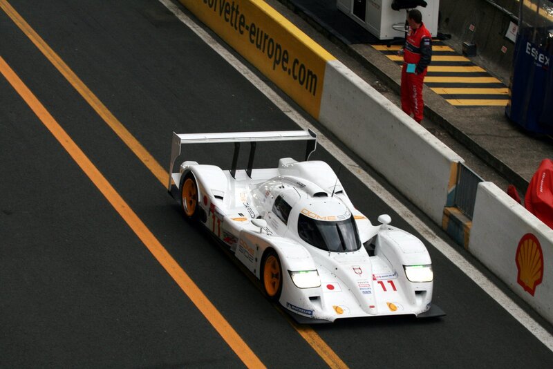 White Race Car on Track — Dynamic, Photograph, Racing Driver