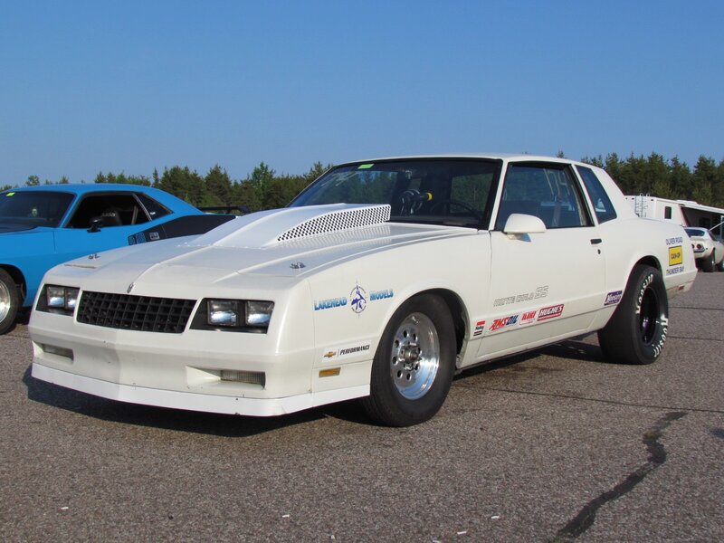 White Race Car — Outdoor, Afternoon, Photograph, Blue Car