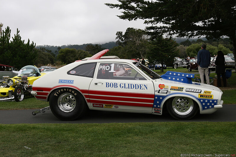 White Race Car — Outdoor