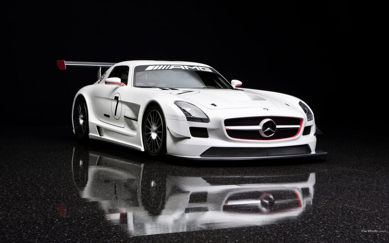 White Race Car — Rear Wing
