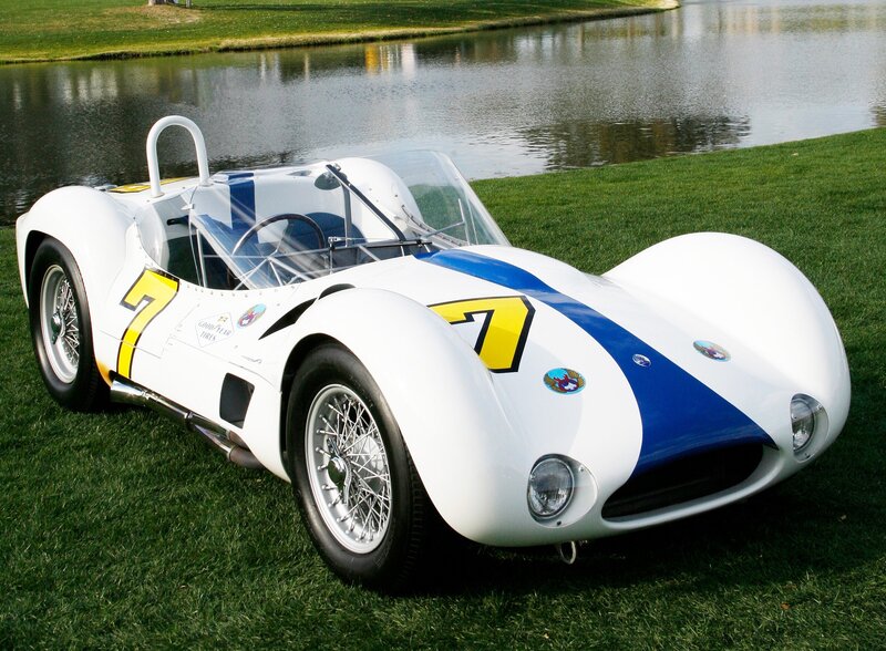 White Race Car — Serene, Afternoon