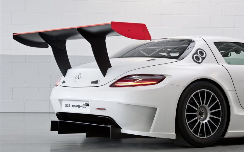 White Race Car
