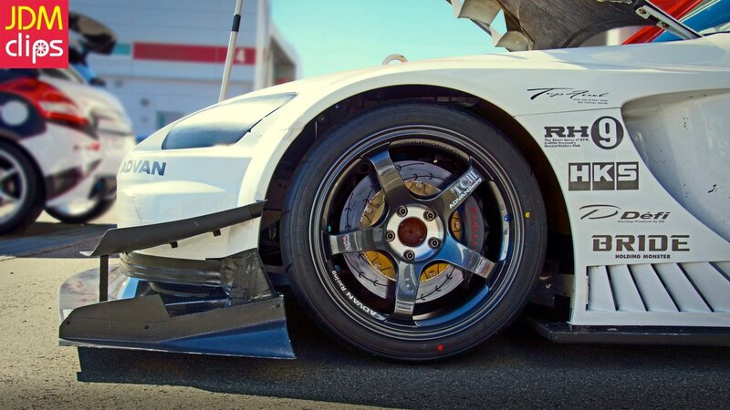 White Race Car Wheel — Dramatic