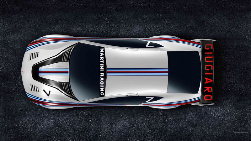 White Racing Car — Dynamic, 3d Render
