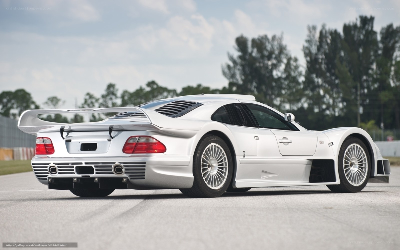 white racing car on track