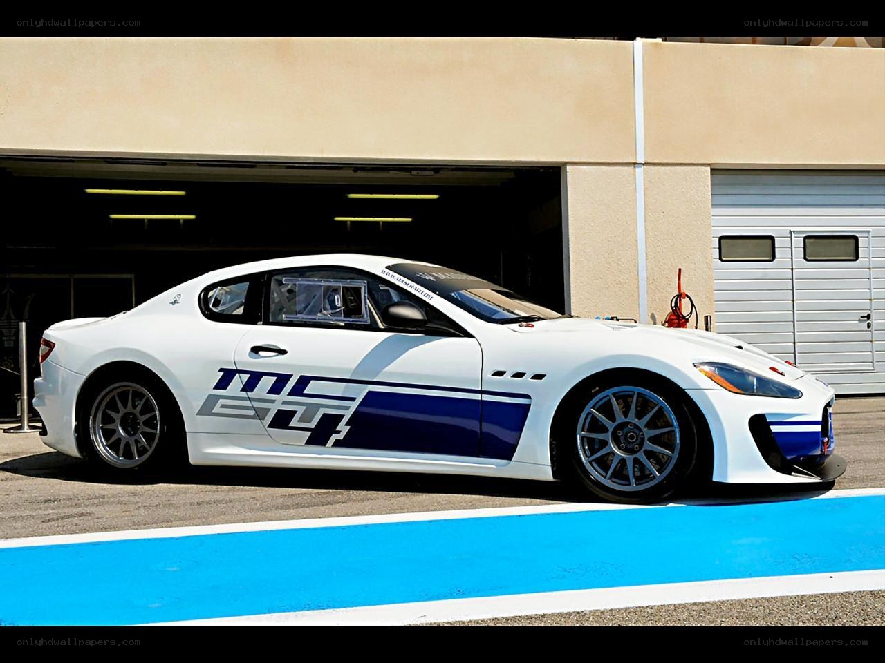 white racing car on track