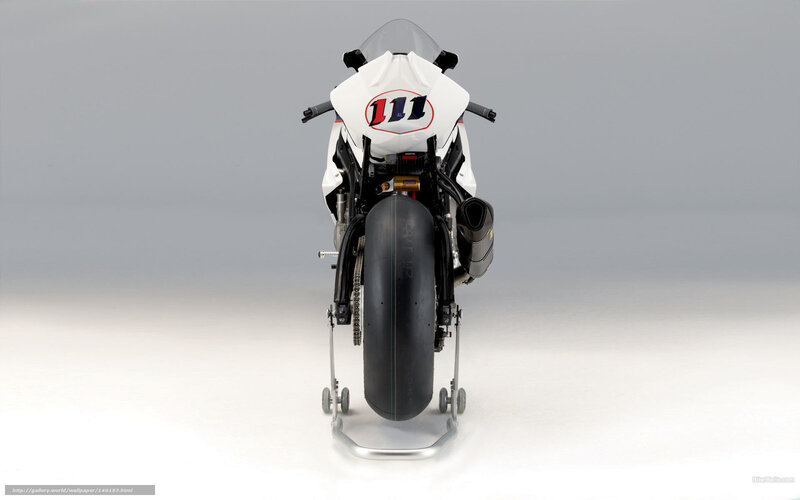 white racing motorcycle
