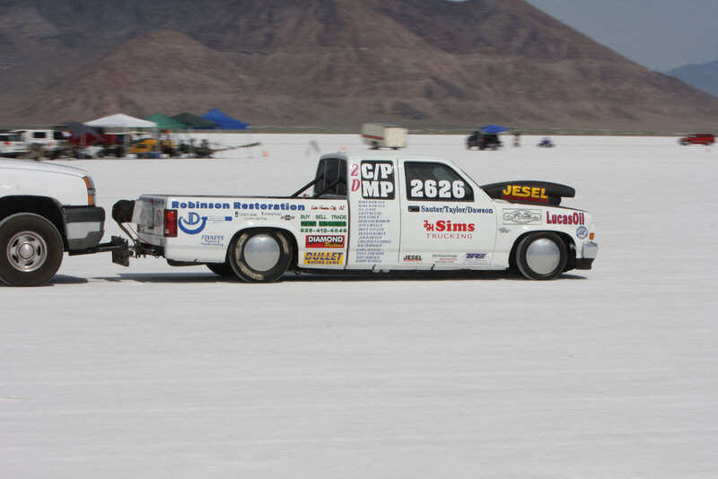 White Racing Truck