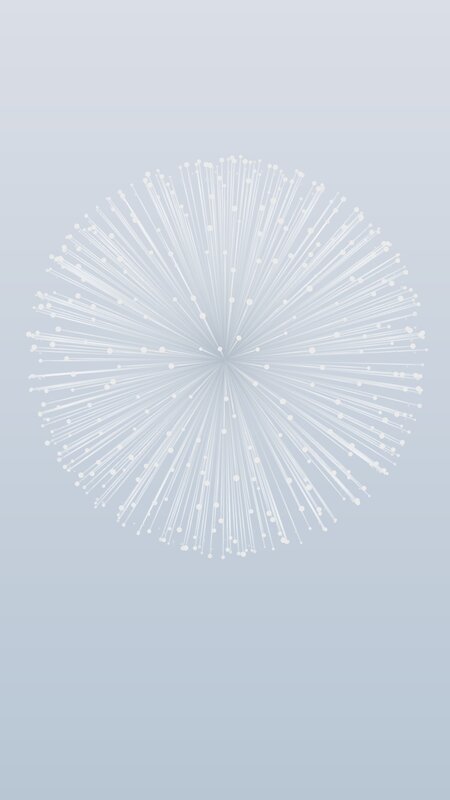 White Radial Lines on Blue