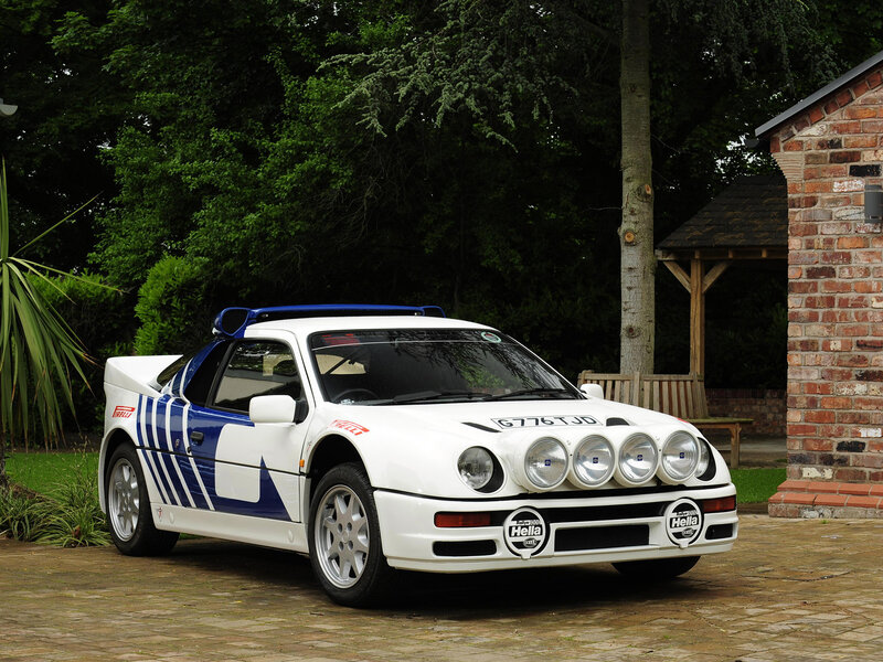 White Rally Car — Calm