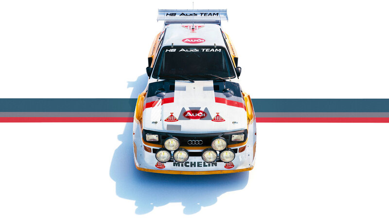 White Rally Car — Clean