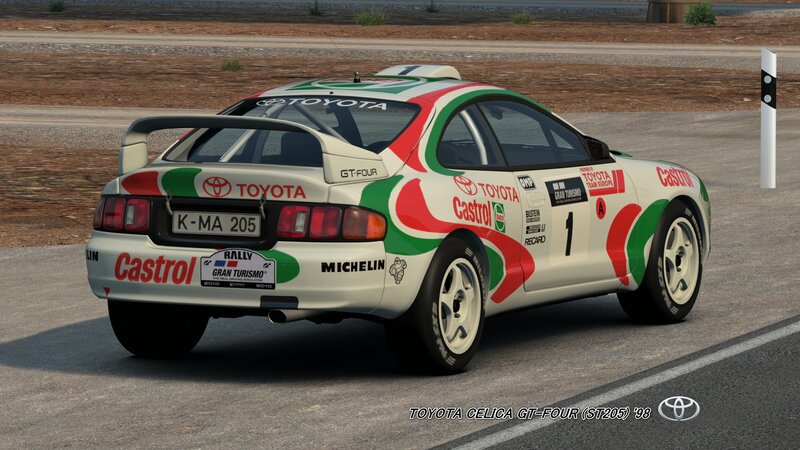 White Rally Car — Competitive