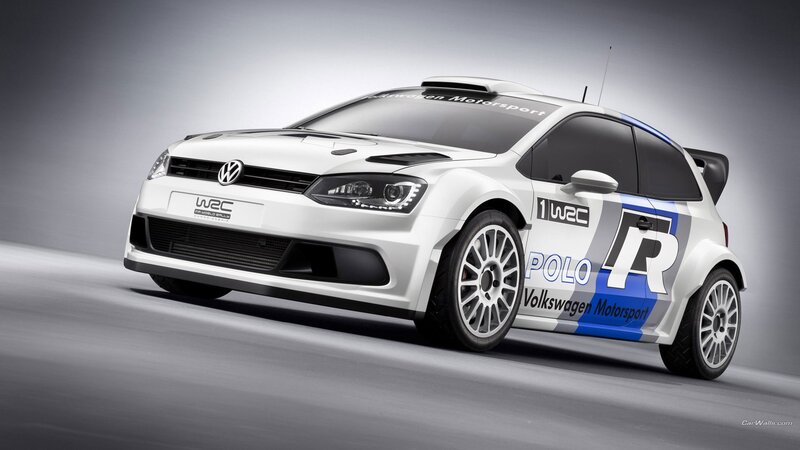 White Rally Car — Dynamic, 3d Render