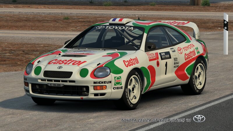 White Rally Car — Dynamic, Afternoon, 3d Render