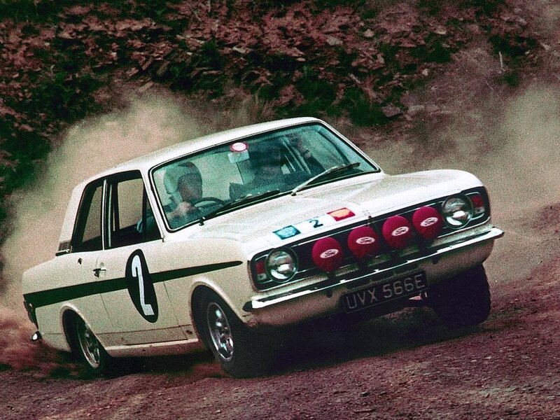 White Rally Car — Dynamic, Photograph