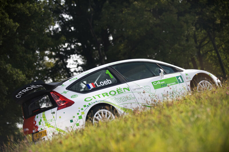 White Rally Car — Dynamic