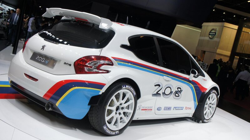 White Rally Car — Neutral, Photograph, People