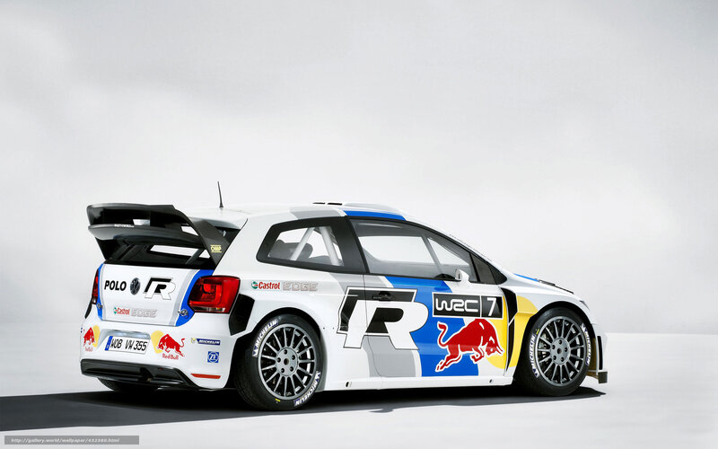 White Rally Car — Neutral, Photograph, Red Bull