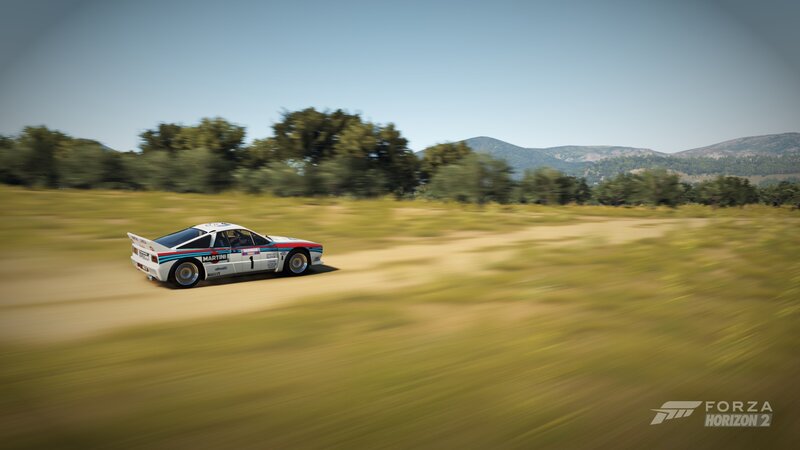 White Rally Car on Dirt