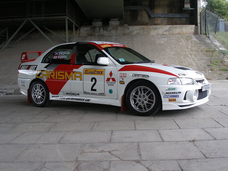 White Rally Car — Static