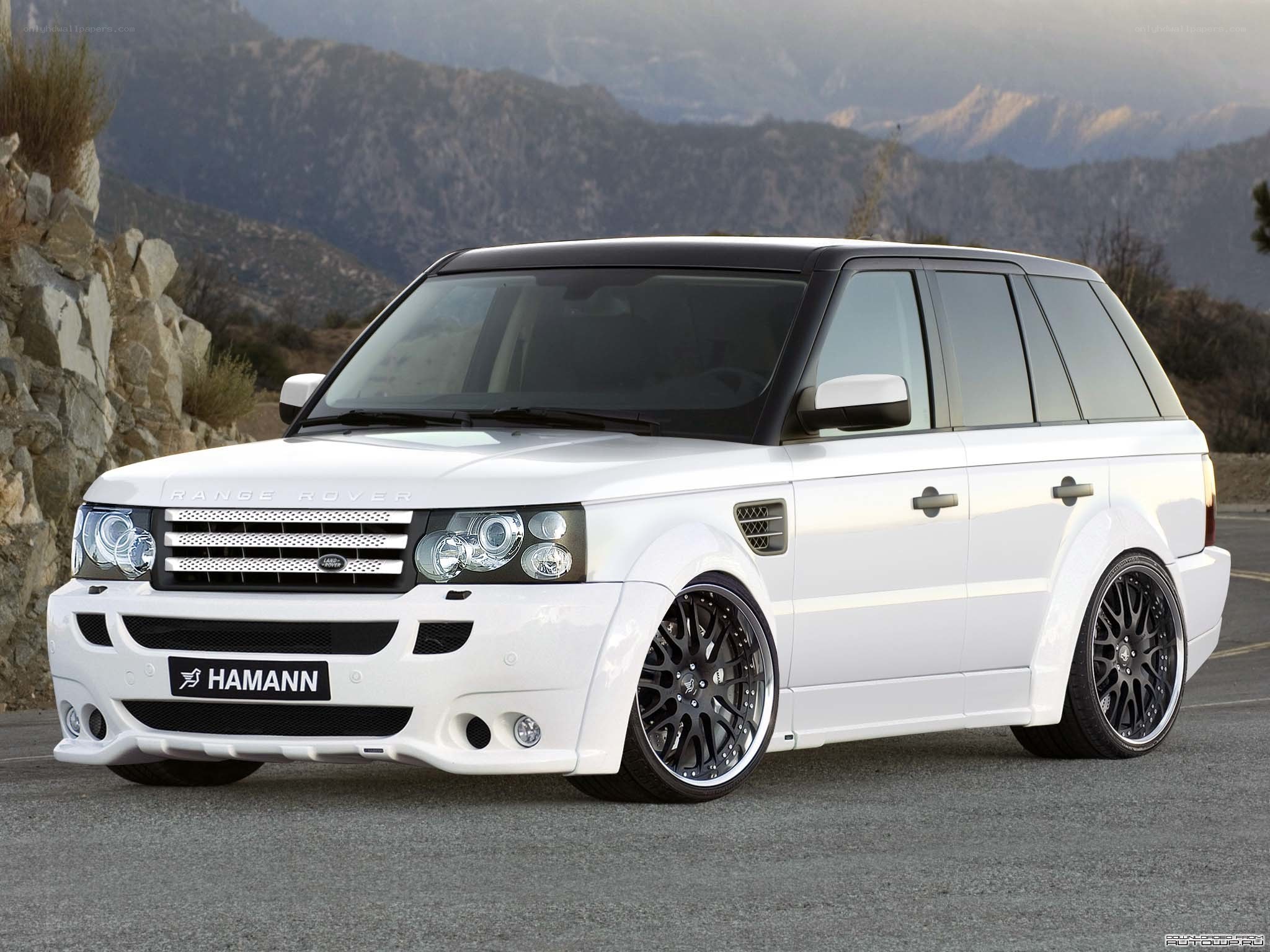 White Range Rover by Hamann