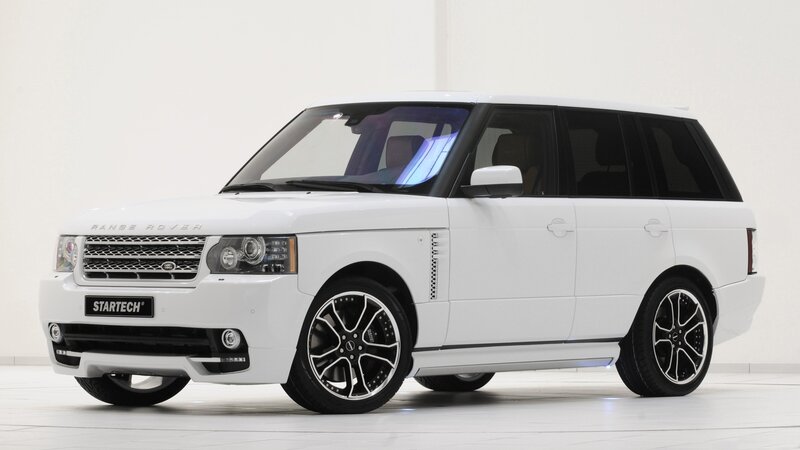 white range rover by startech