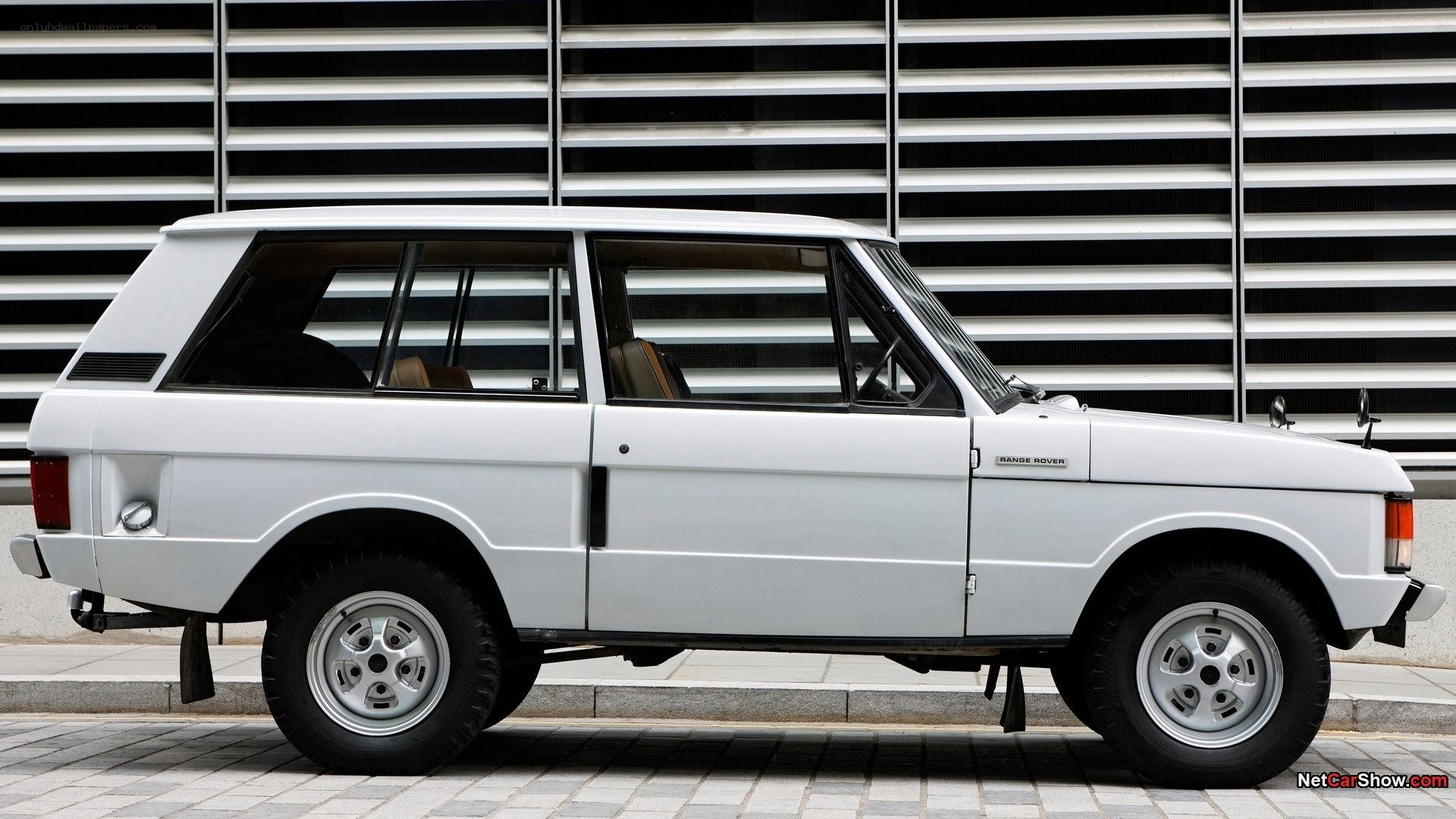 white range rover classic