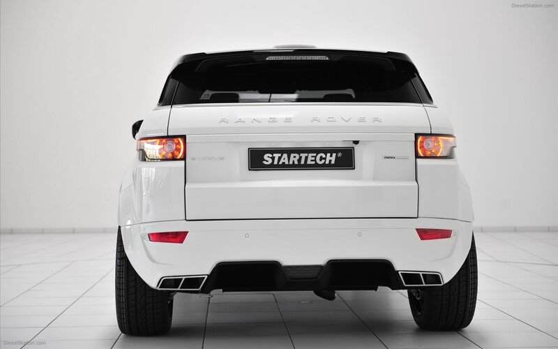 White Range Rover Evogue — Neutral