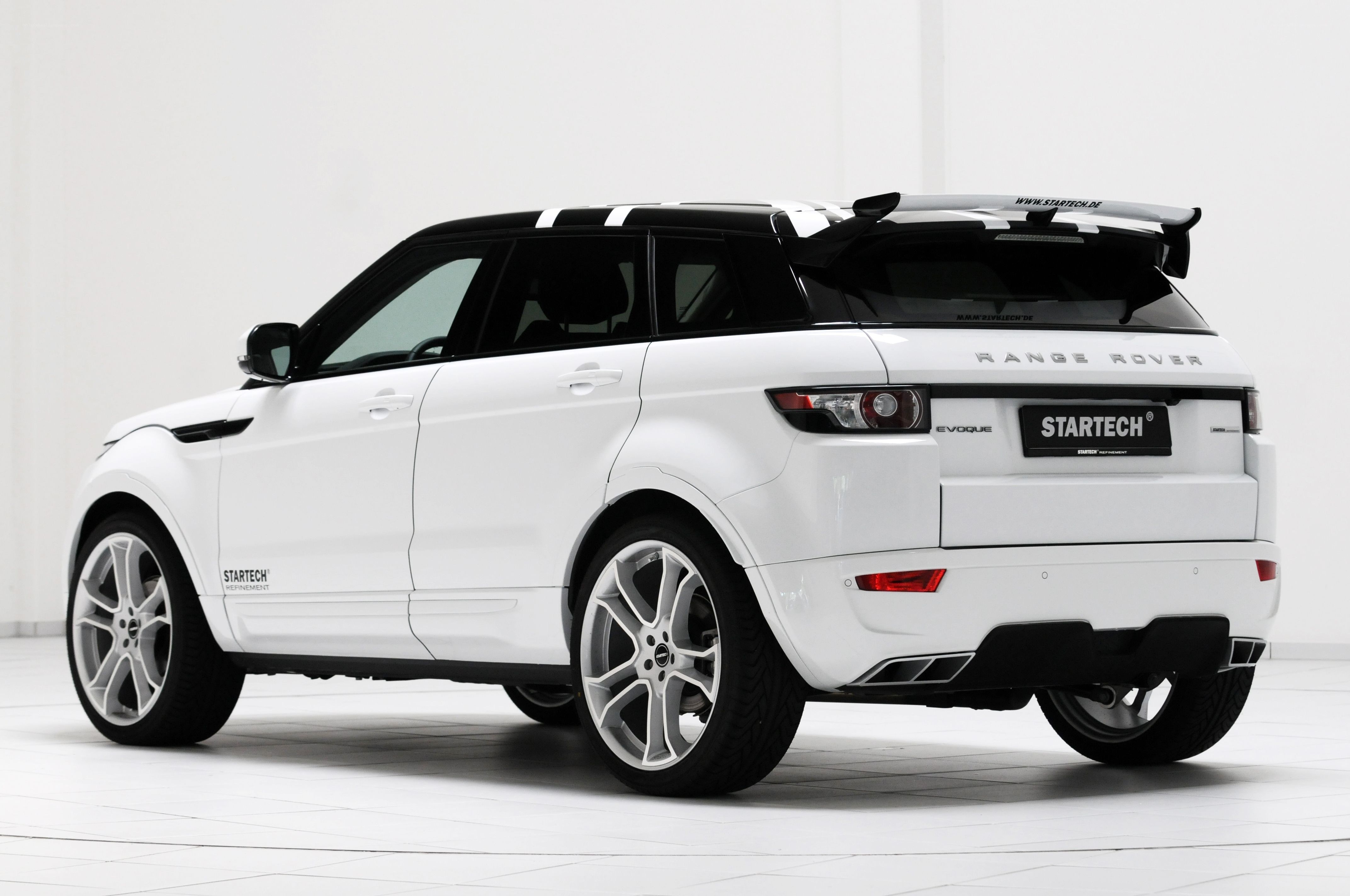 White Range Rover Evoque by Startech
