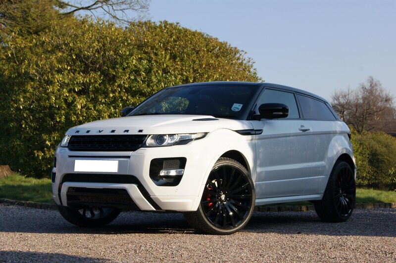 White Range Rover Evoque — Calm, Afternoon