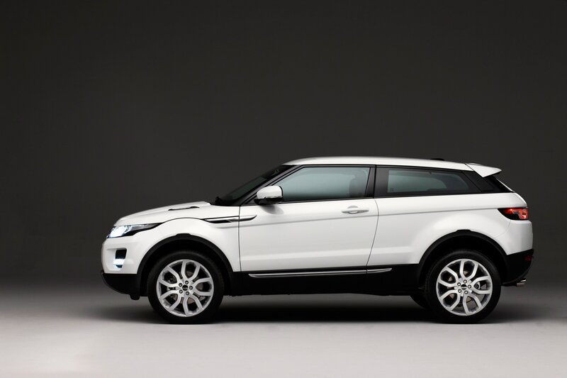 White Range Rover Evoque — Neutral, Photograph, Car, Wheels, Side Mirror