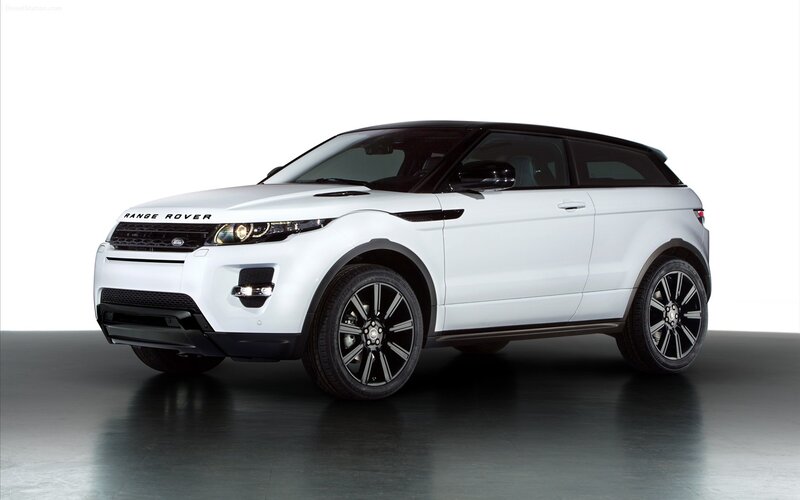 White Range Rover Evoque — Neutral, Photograph, Car, Wheels