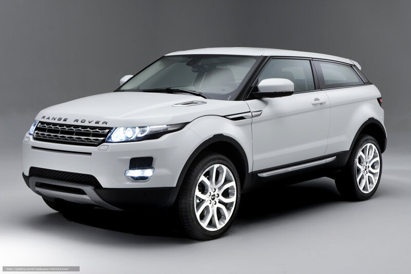 White Range Rover Evoque — Neutral