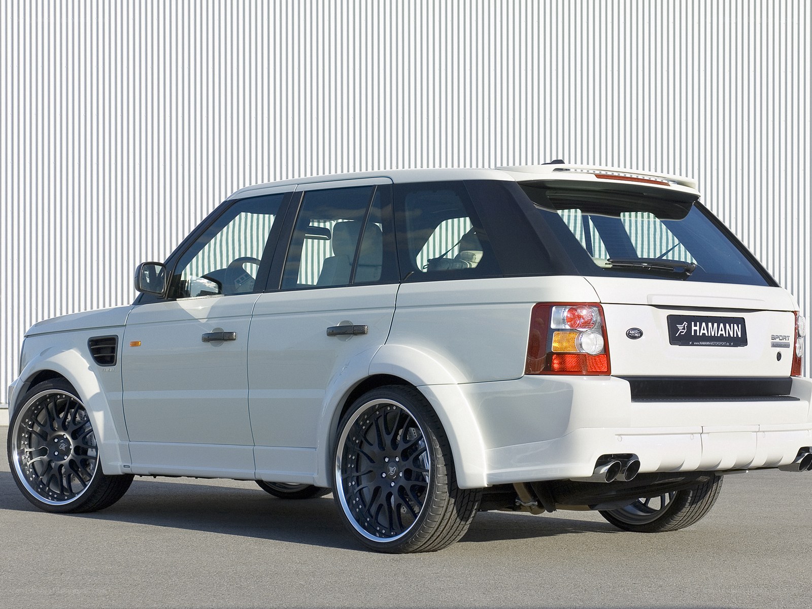 white range rover sport