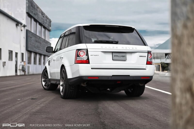 White Range Rover Sport — Dramatic, Photograph, Car, Building