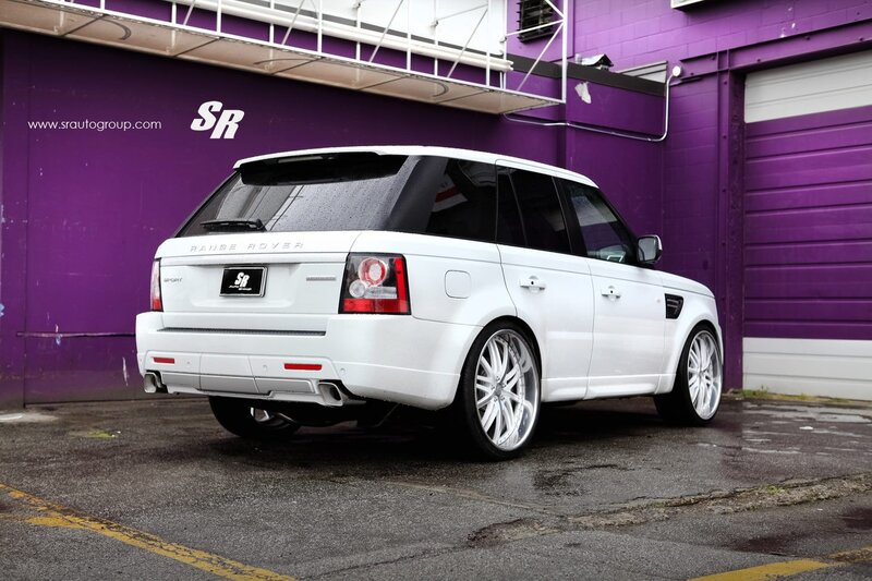 White Range Rover Sport — Urban