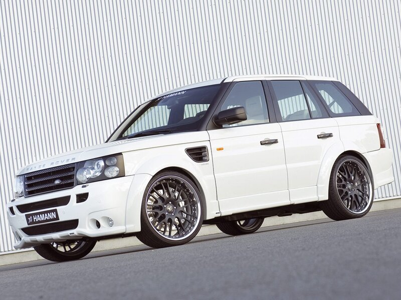 white range rover suv
