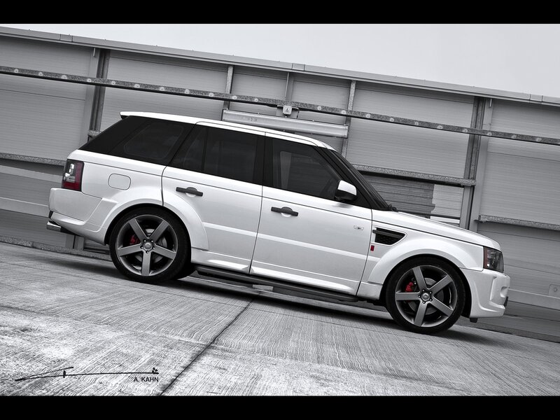 white range rover suv