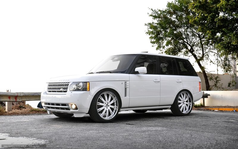 White Range Rover Suv — Calm, Afternoon