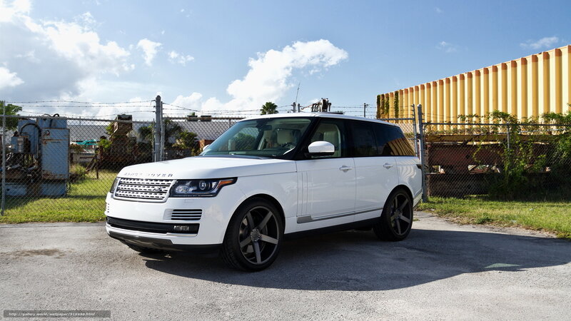 White Range Rover Suv — Neutral, Afternoon, Photograph