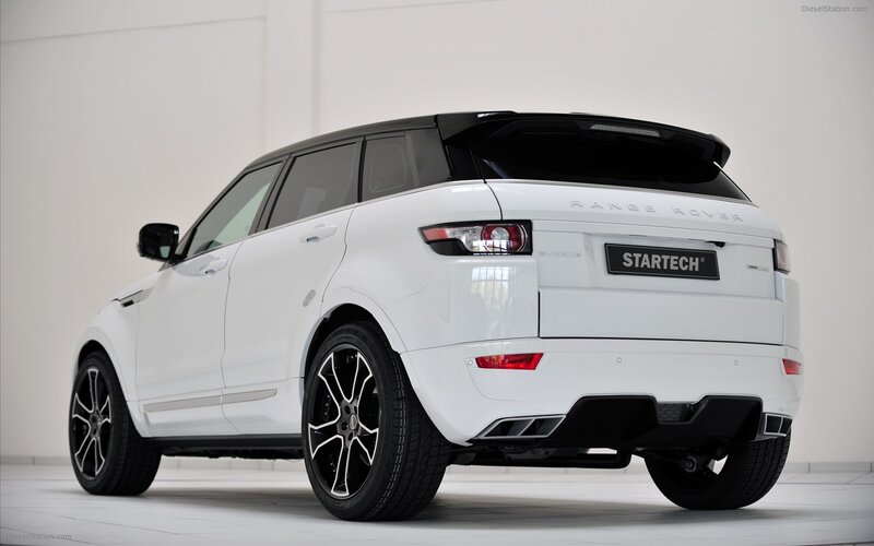 White Range Rover Suv — Neutral, Photograph, Black Wheels, Rear Spoiler