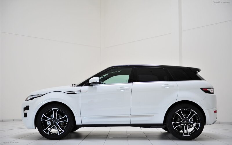 White Range Rover Suv — Neutral, Photograph, Black Wheels, Tinted Windows